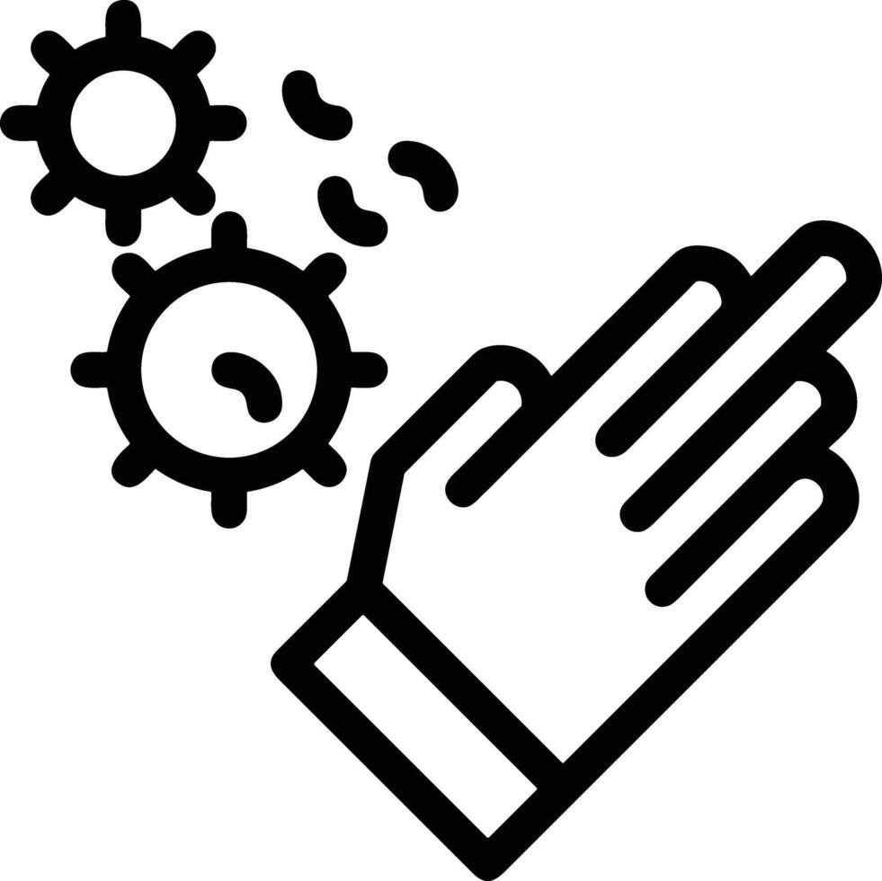 Hand icon symbol image illustration vector
