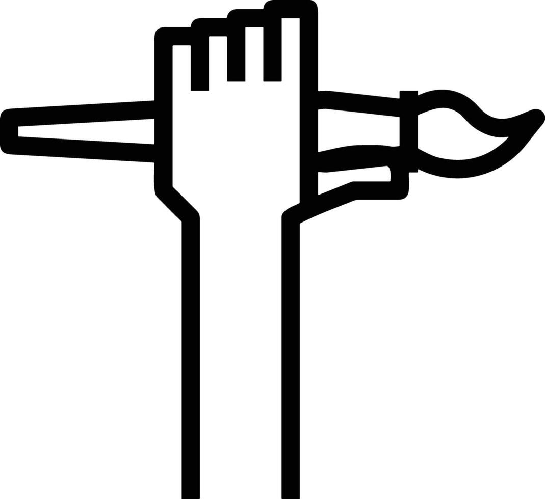 Hand icon symbol image illustration vector