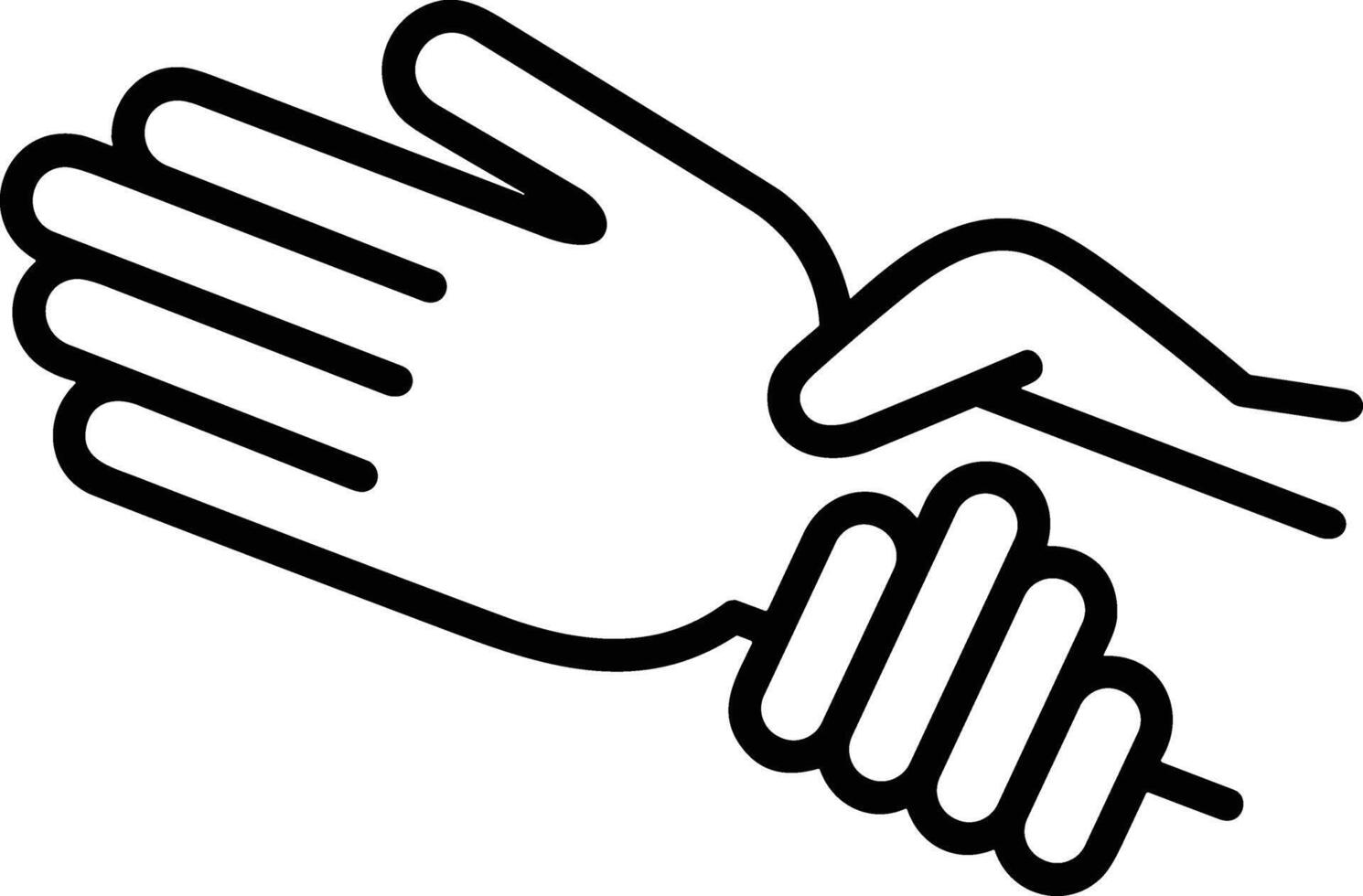 Hand icon symbol image illustration vector