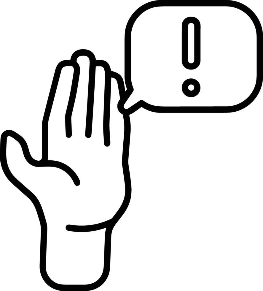 Hand icon symbol image illustration vector