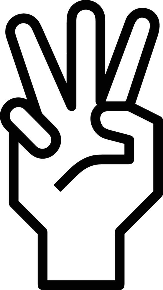 Hand icon symbol image illustration vector