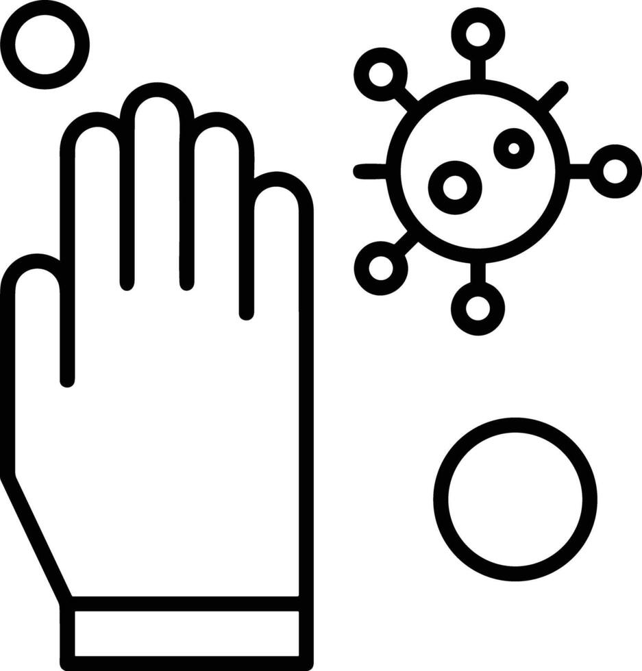 Hand icon symbol image illustration vector