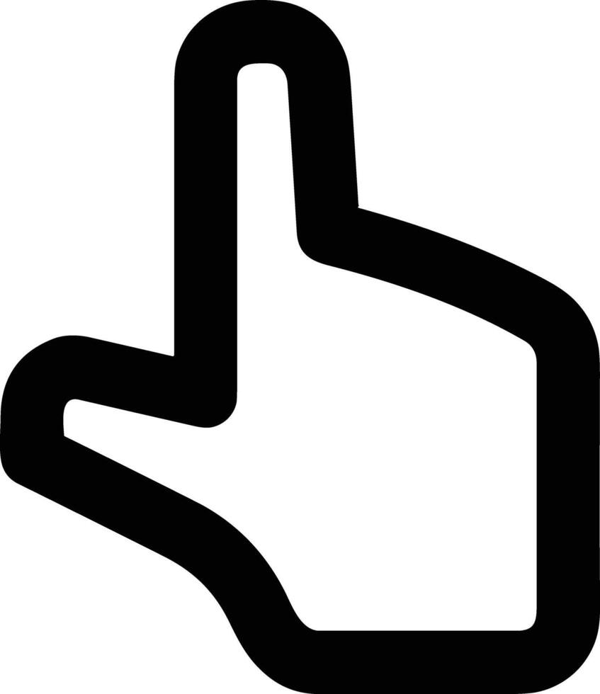 Hand icon symbol image illustration vector