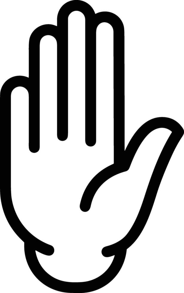 Hand icon symbol image illustration vector