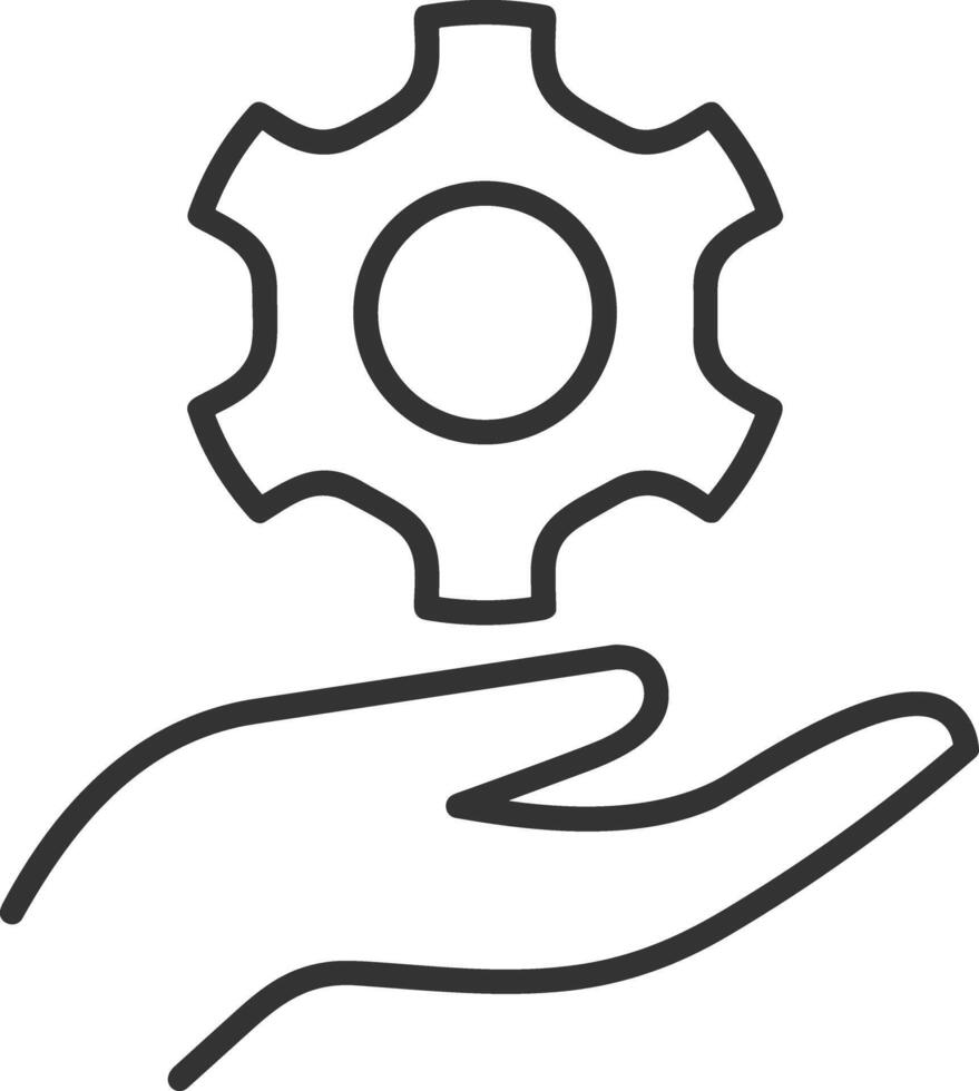 Hand icon symbol image illustration vector