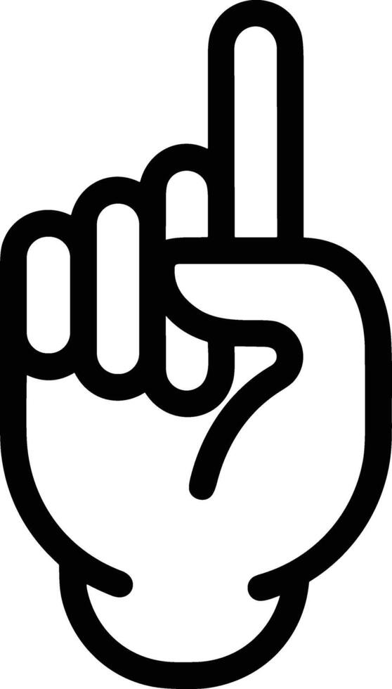 Hand icon symbol image illustration vector