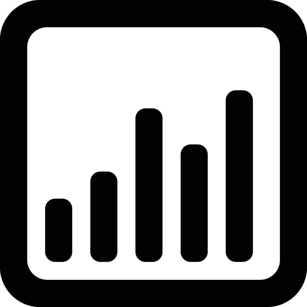 Chart icon symbol image for data statistic analysis illustration vector