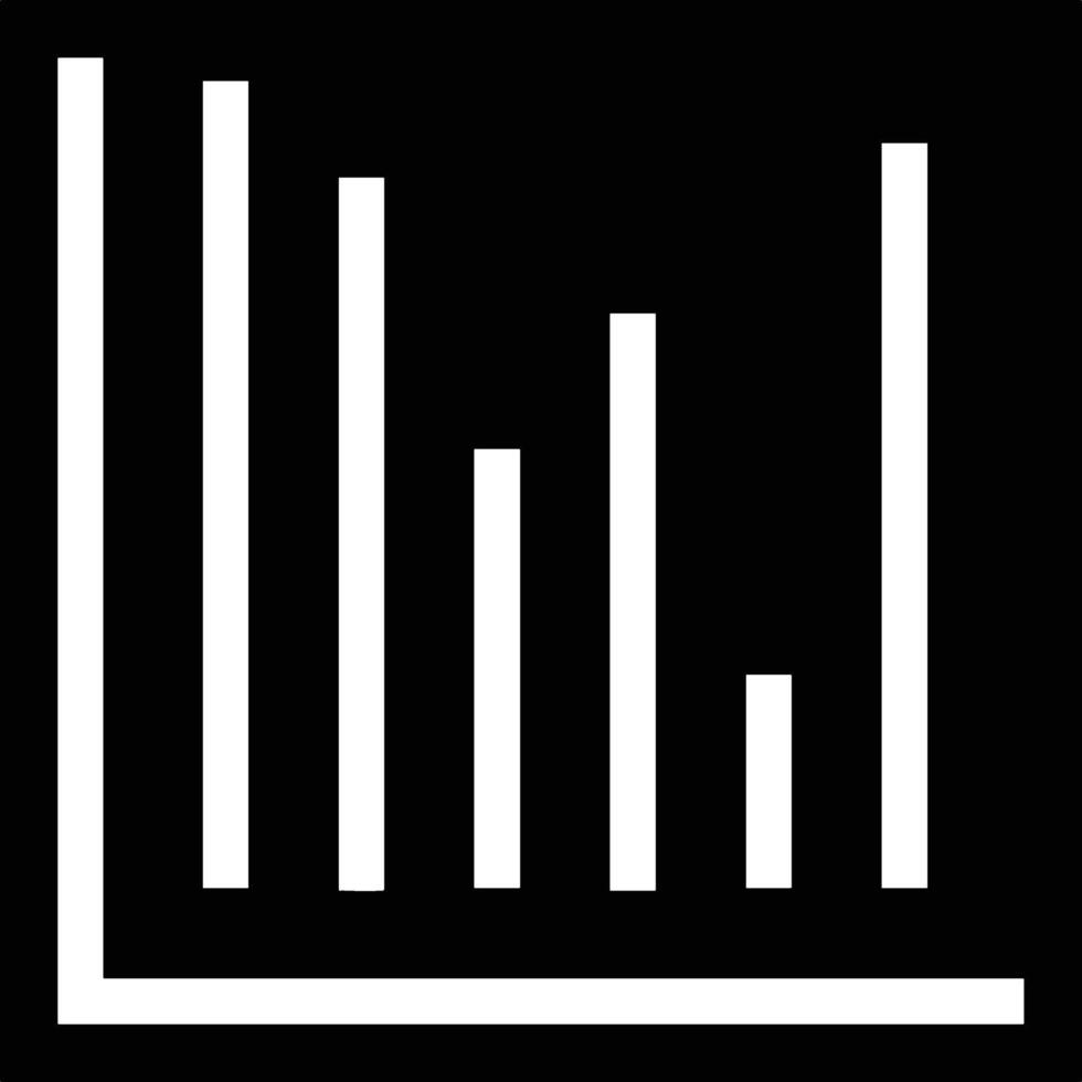 Chart icon symbol image for data statistic analysis illustration vector
