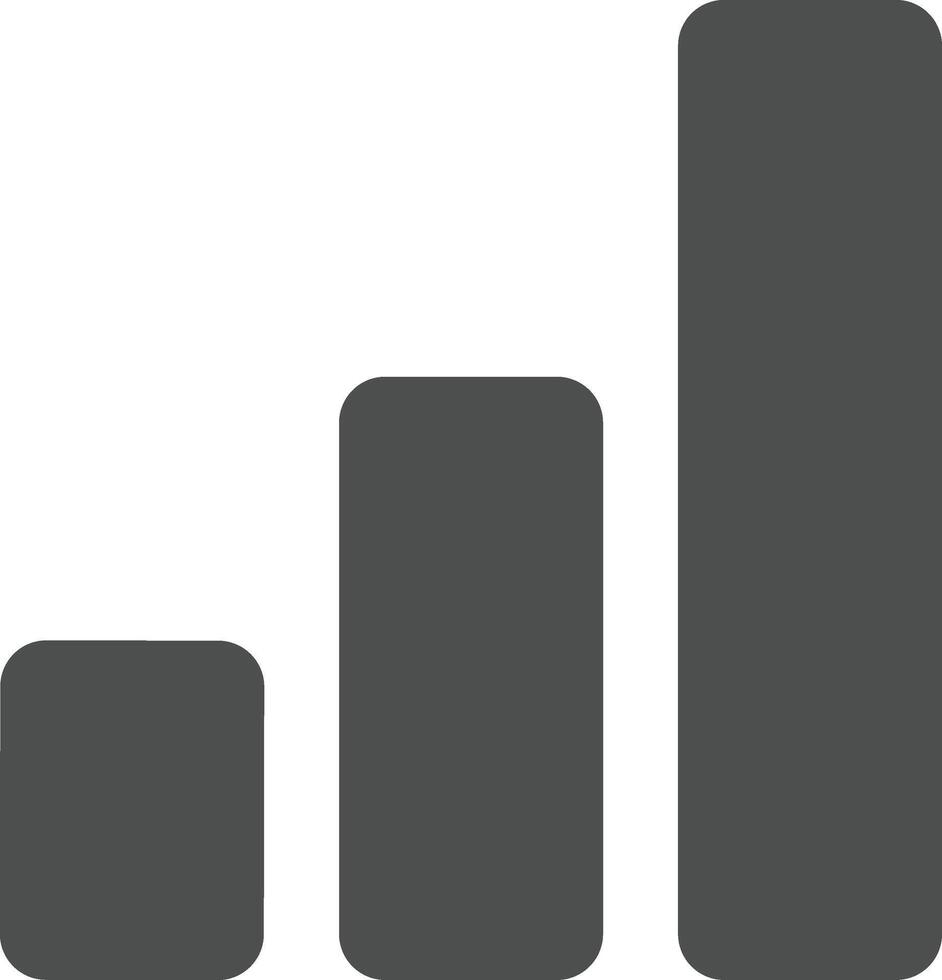 Chart icon symbol image for data statistic analysis illustration vector