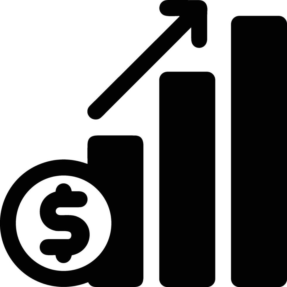 Chart icon symbol image for data statistic analysis illustration vector