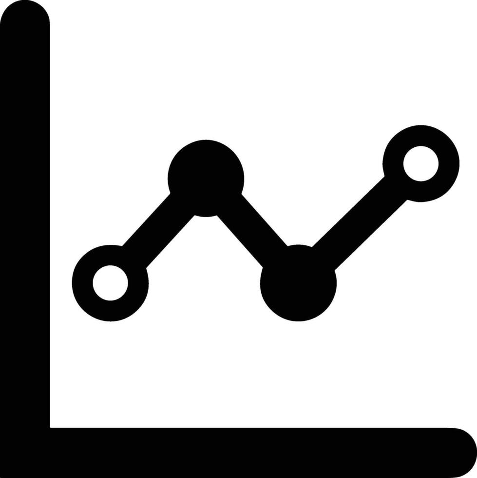 Chart icon symbol image for data statistic analysis illustration vector