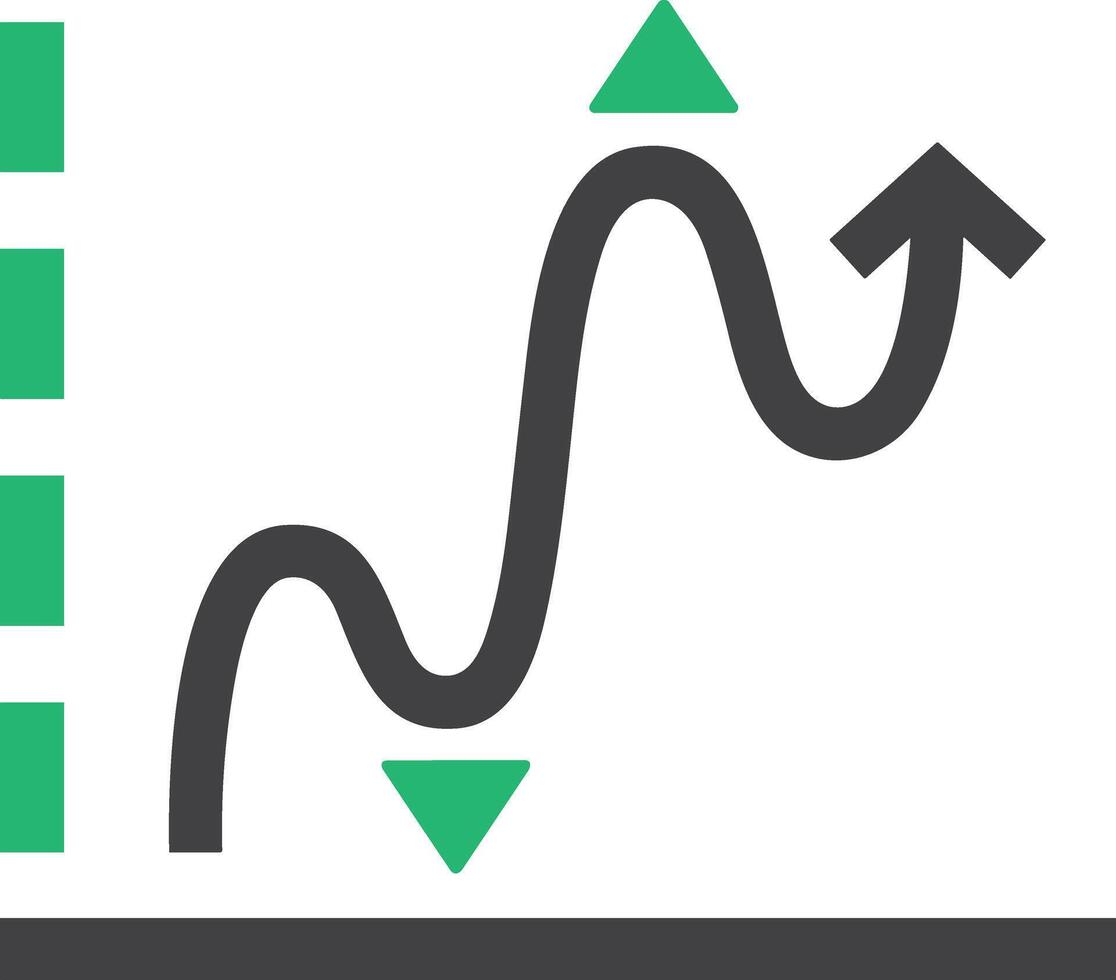 Chart icon symbol image for data statistic analysis illustration vector