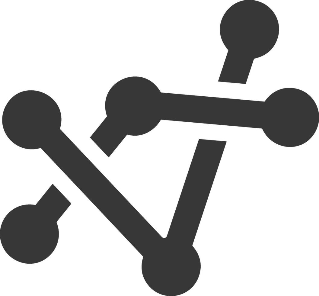 Chart icon symbol image for data statistic analysis illustration vector