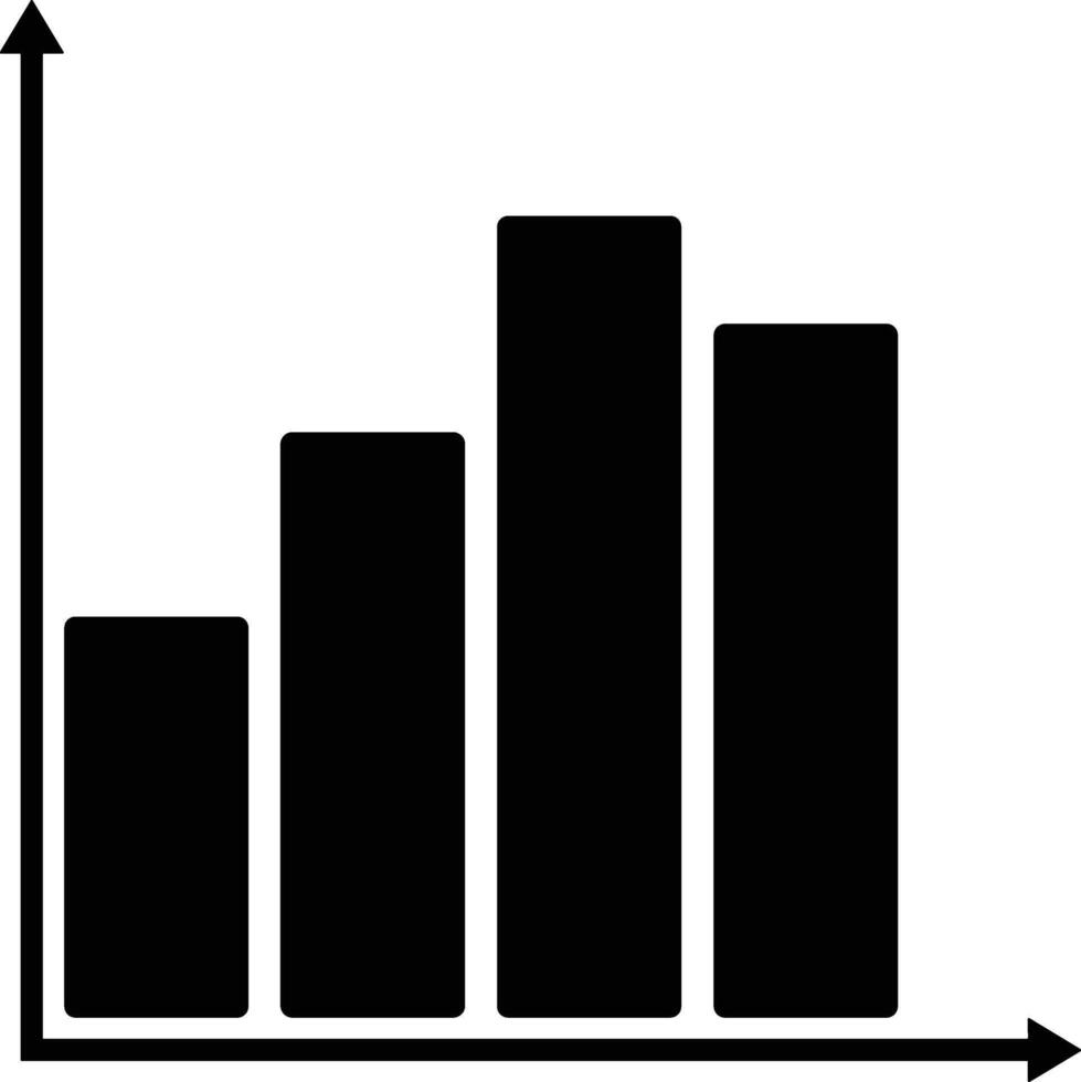 Chart icon symbol image for data statistic analysis illustration vector
