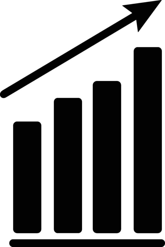 Chart icon symbol image for data statistic analysis illustration vector