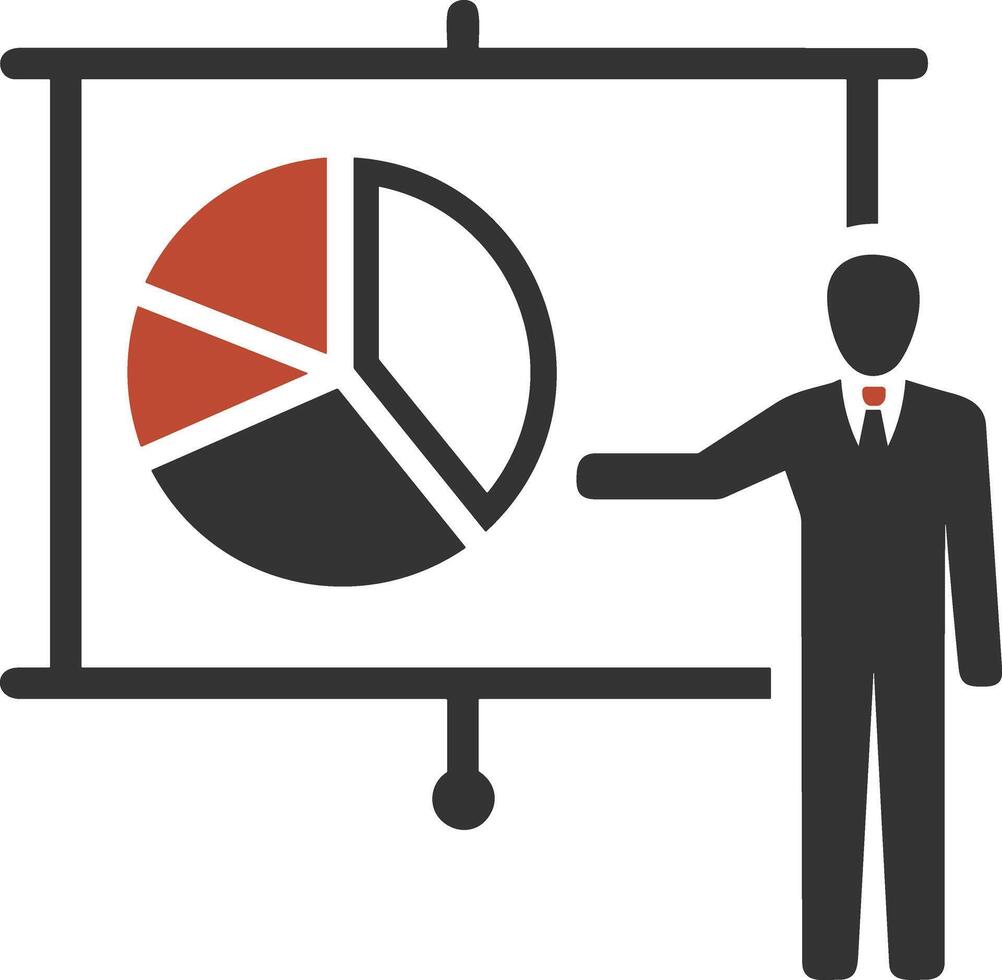 Chart icon symbol image for data statistic analysis illustration vector