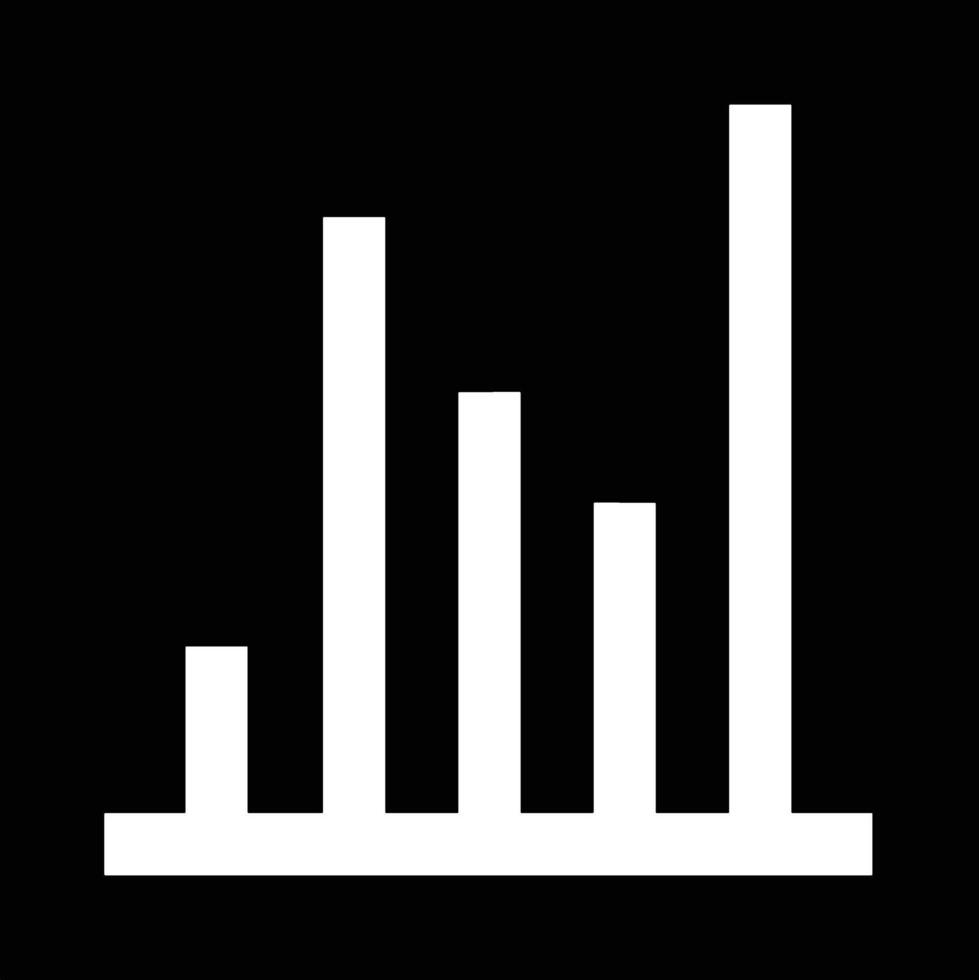 Chart icon symbol image for data statistic analysis illustration vector