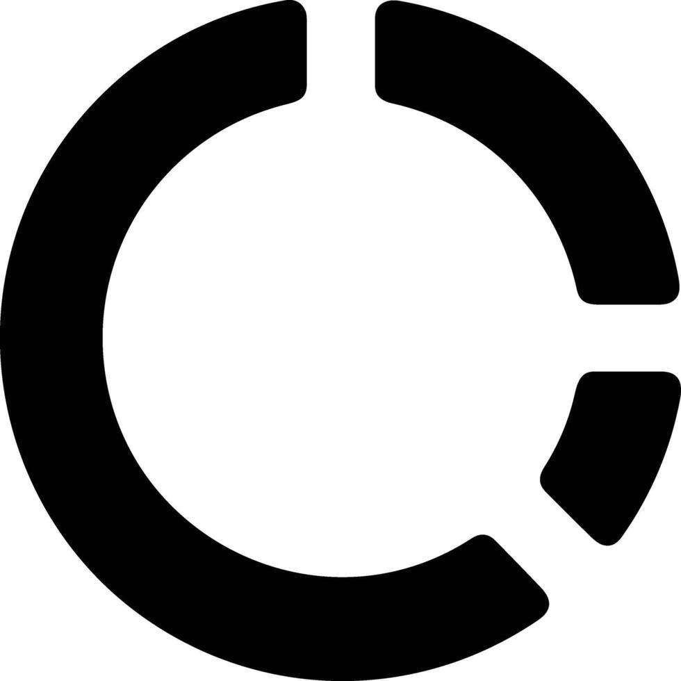 Chart icon symbol image for data statistic analysis illustration vector