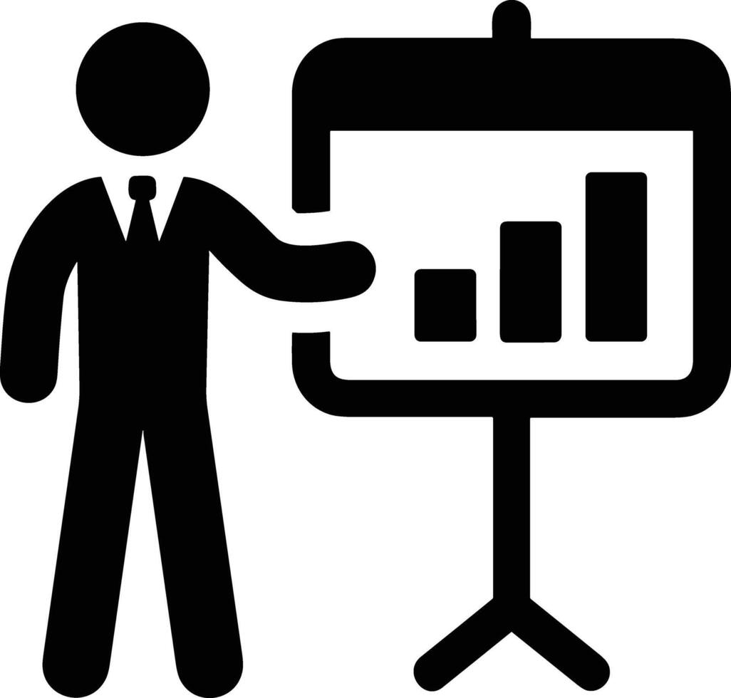 Chart icon symbol image for data statistic analysis illustration vector