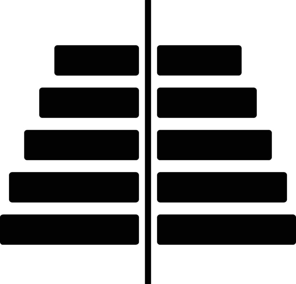 Chart icon symbol image for data statistic analysis illustration vector