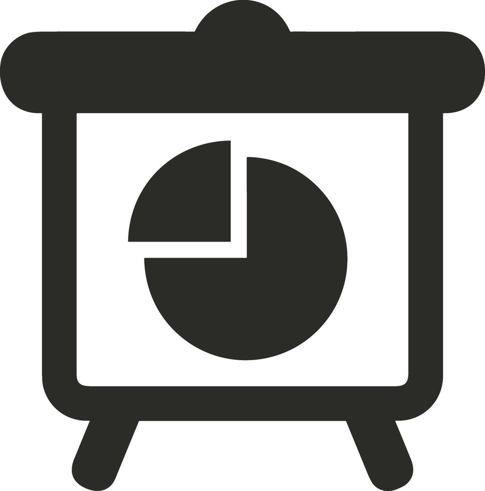 Chart icon symbol image for data statistic analysis illustration vector