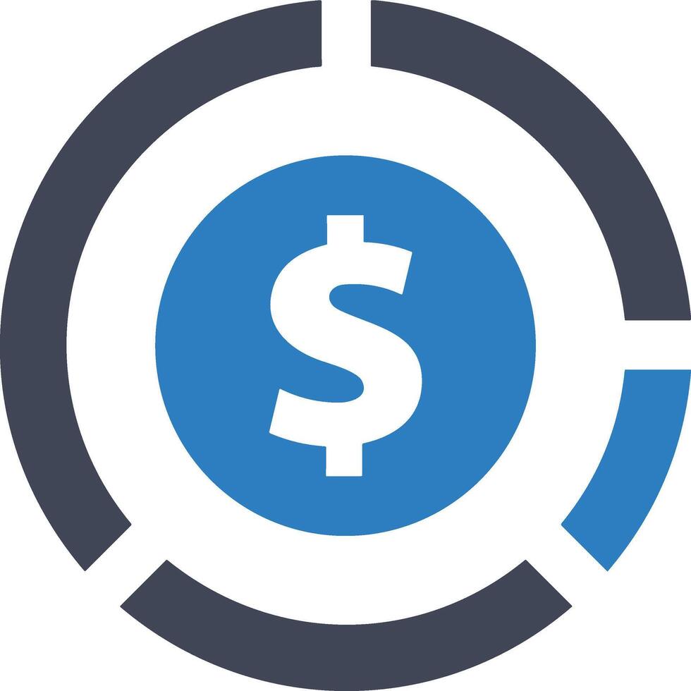 Chart icon symbol image for data statistic analysis illustration vector