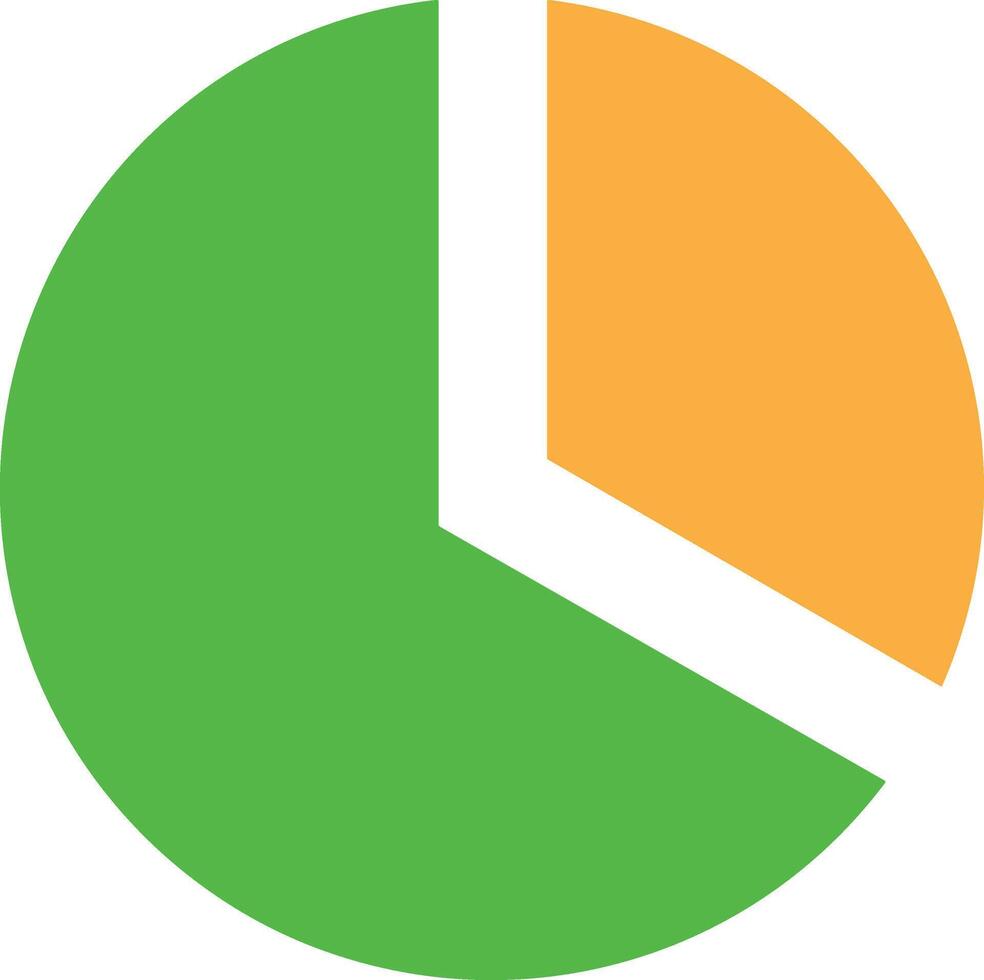 Chart icon symbol image for data statistic analysis illustration vector