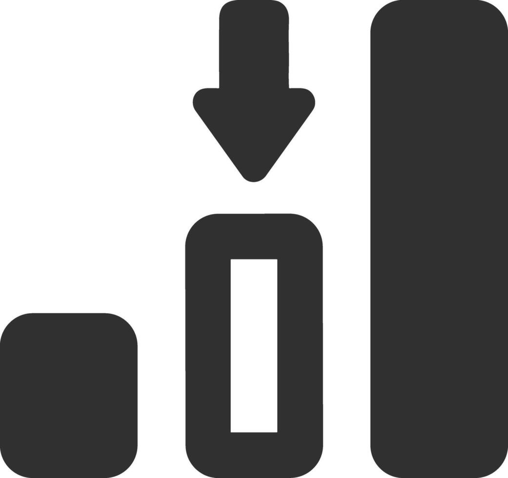 Chart icon symbol image for data statistic analysis illustration vector
