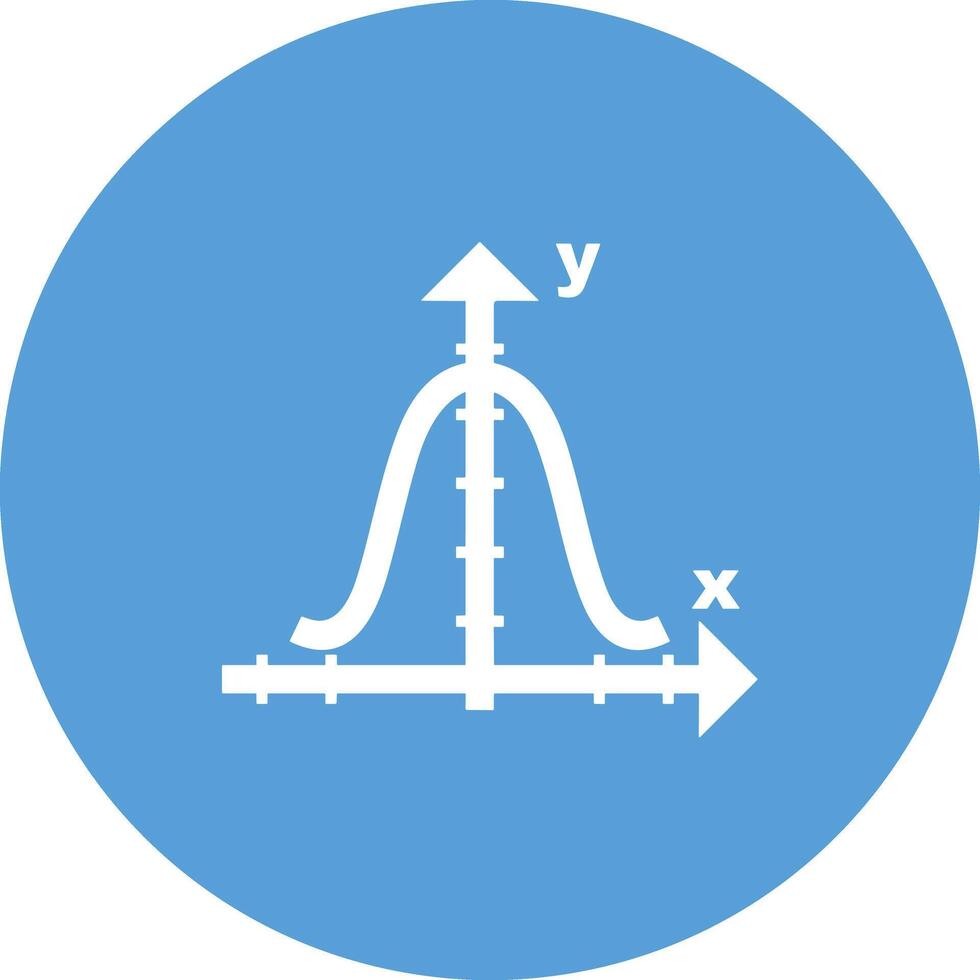 Chart icon symbol image for data statistic analysis illustration vector