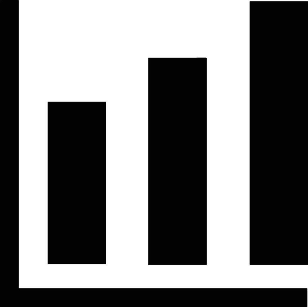 Chart icon symbol image for data statistic analysis illustration vector