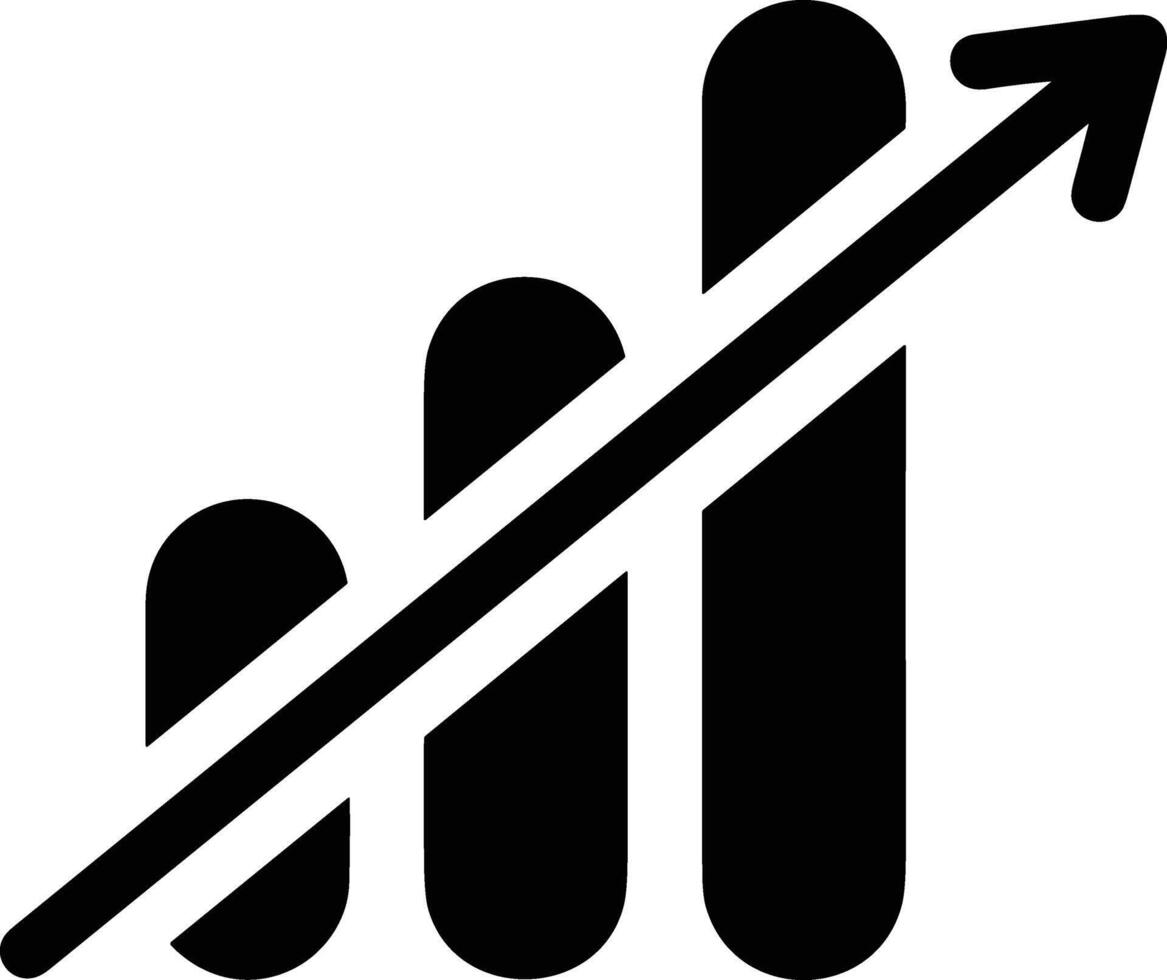 Chart icon symbol image for data statistic analysis illustration vector