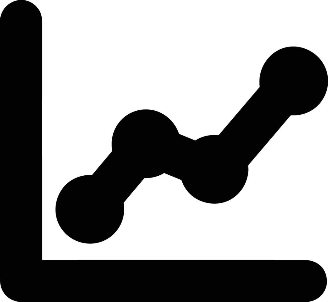 Chart icon symbol image for data statistic analysis illustration vector