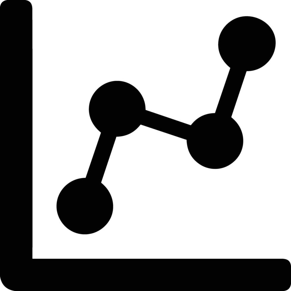 Chart icon symbol image for data statistic analysis illustration vector
