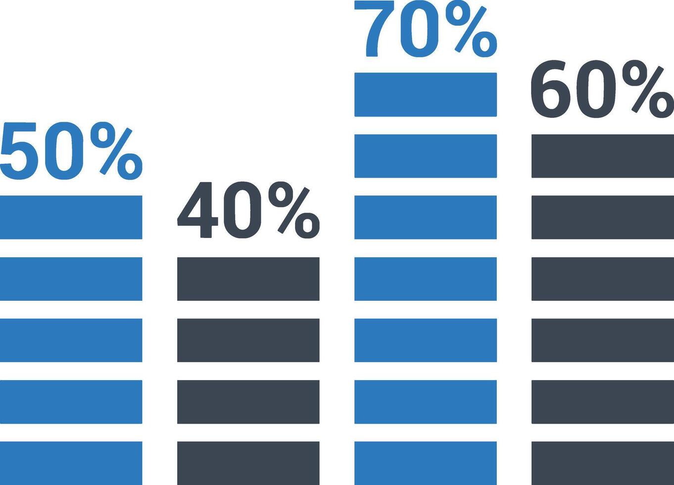 Chart icon symbol image for data statistic analysis illustration vector