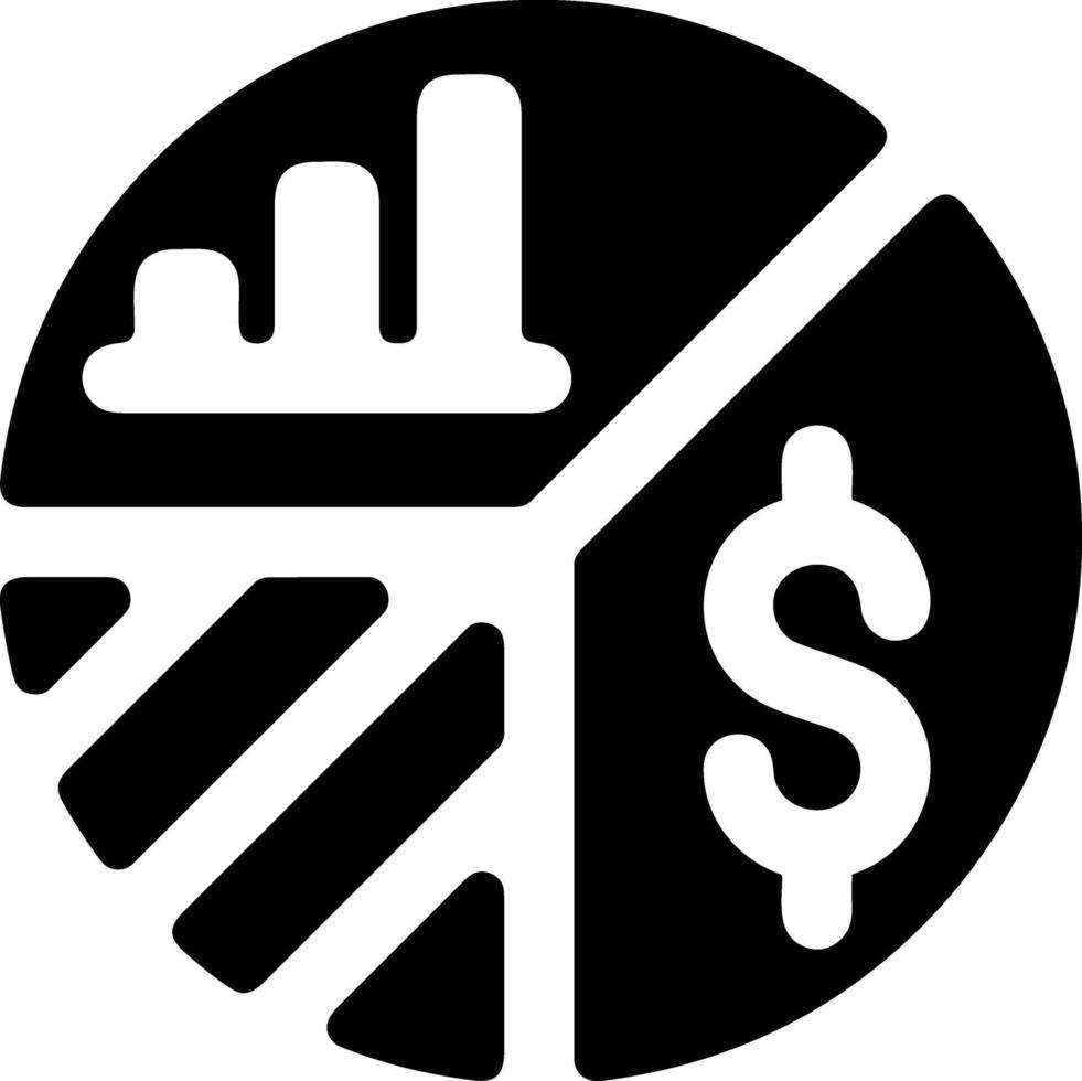 Chart icon symbol image for data statistic analysis illustration vector