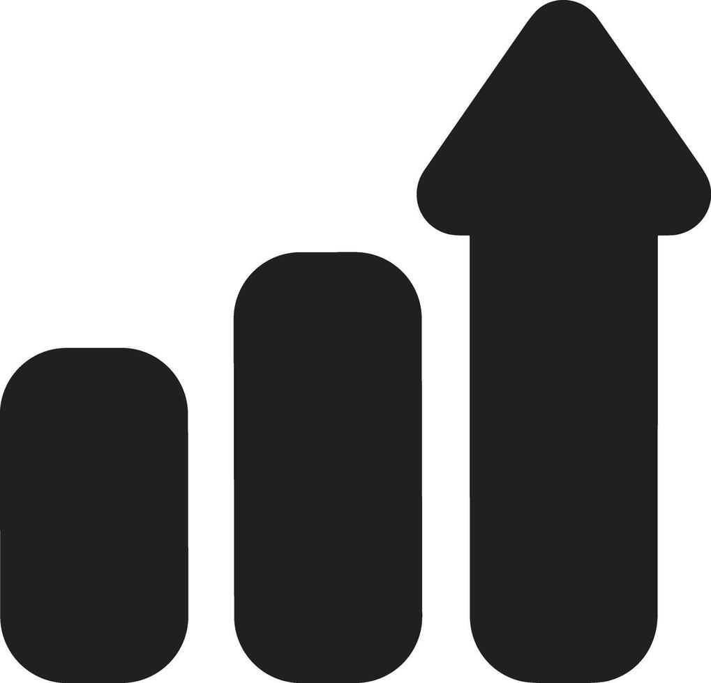 Chart icon symbol image for data statistic analysis illustration vector