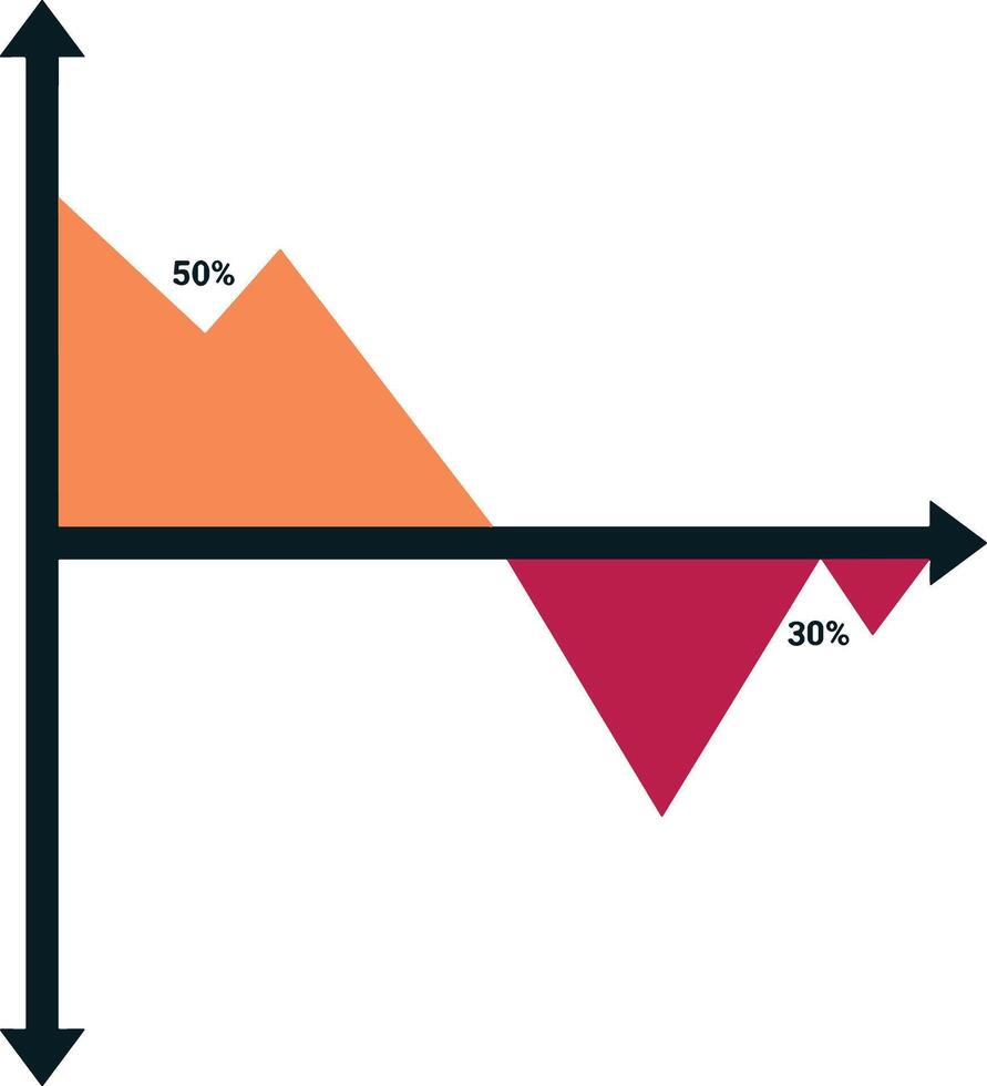 Chart icon symbol image for data statistic analysis illustration vector