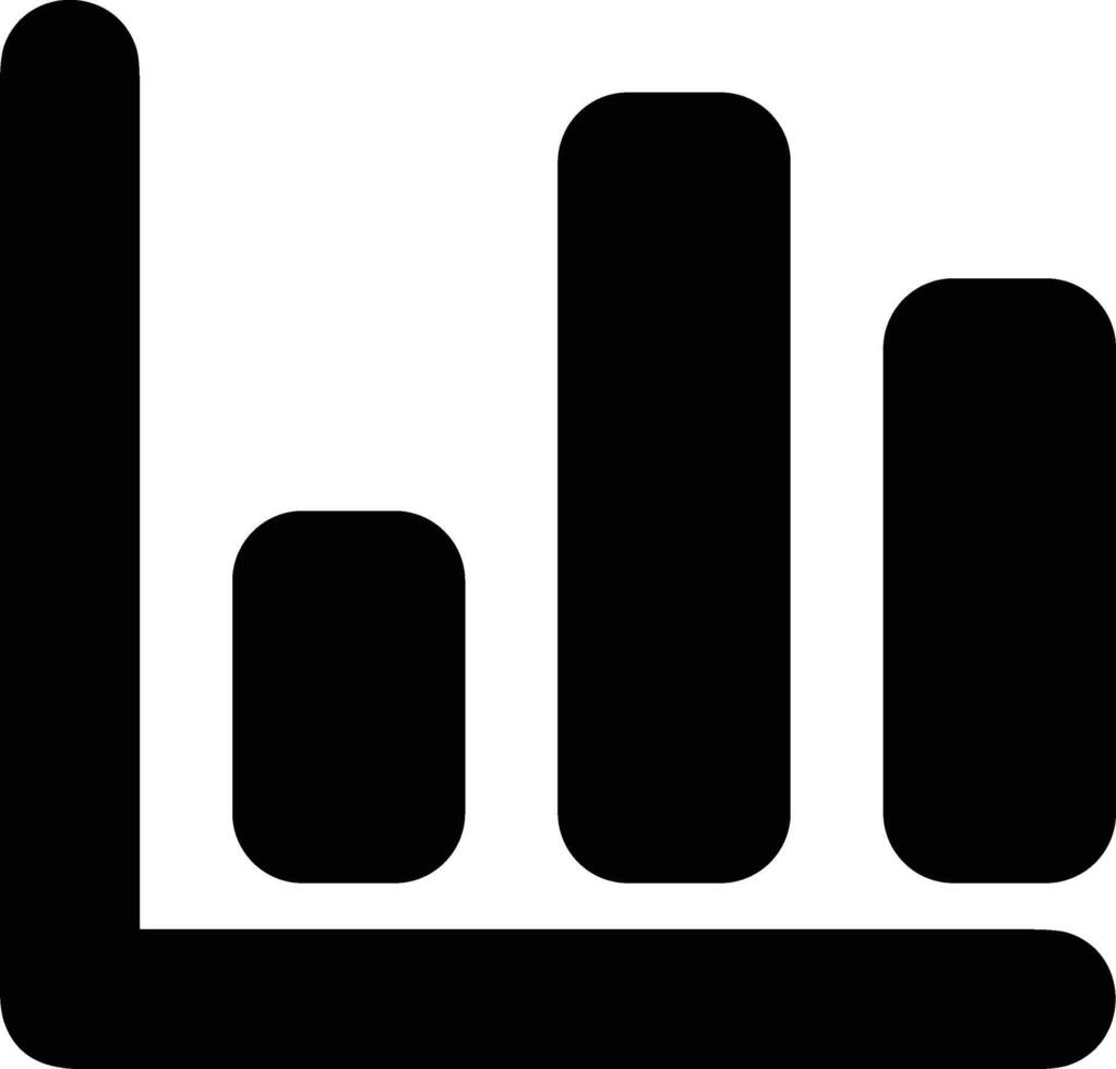 Chart icon symbol image for data statistic analysis illustration vector