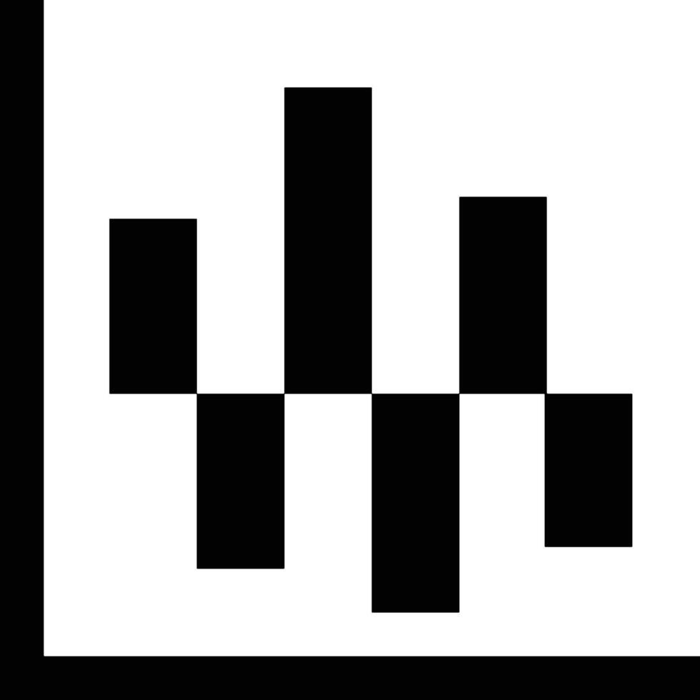 Chart icon symbol image for data statistic analysis illustration vector