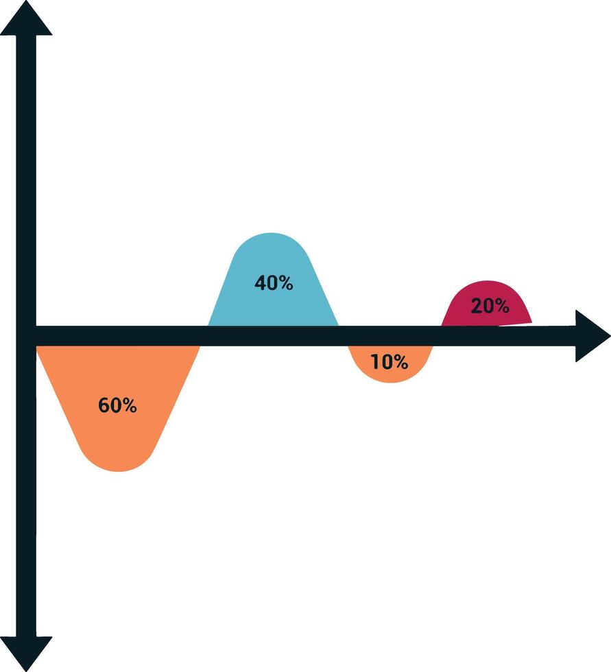 Chart icon symbol image for data statistic analysis illustration vector