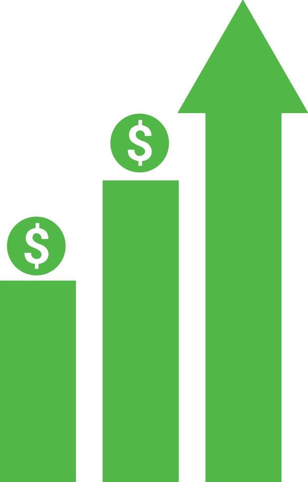 Chart icon symbol image for data statistic analysis illustration vector