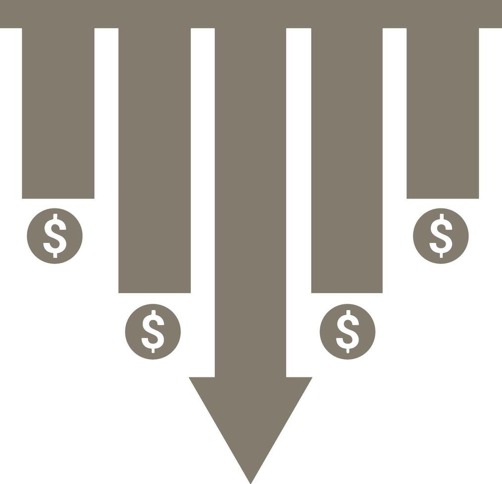 Chart icon symbol image for data statistic analysis illustration vector