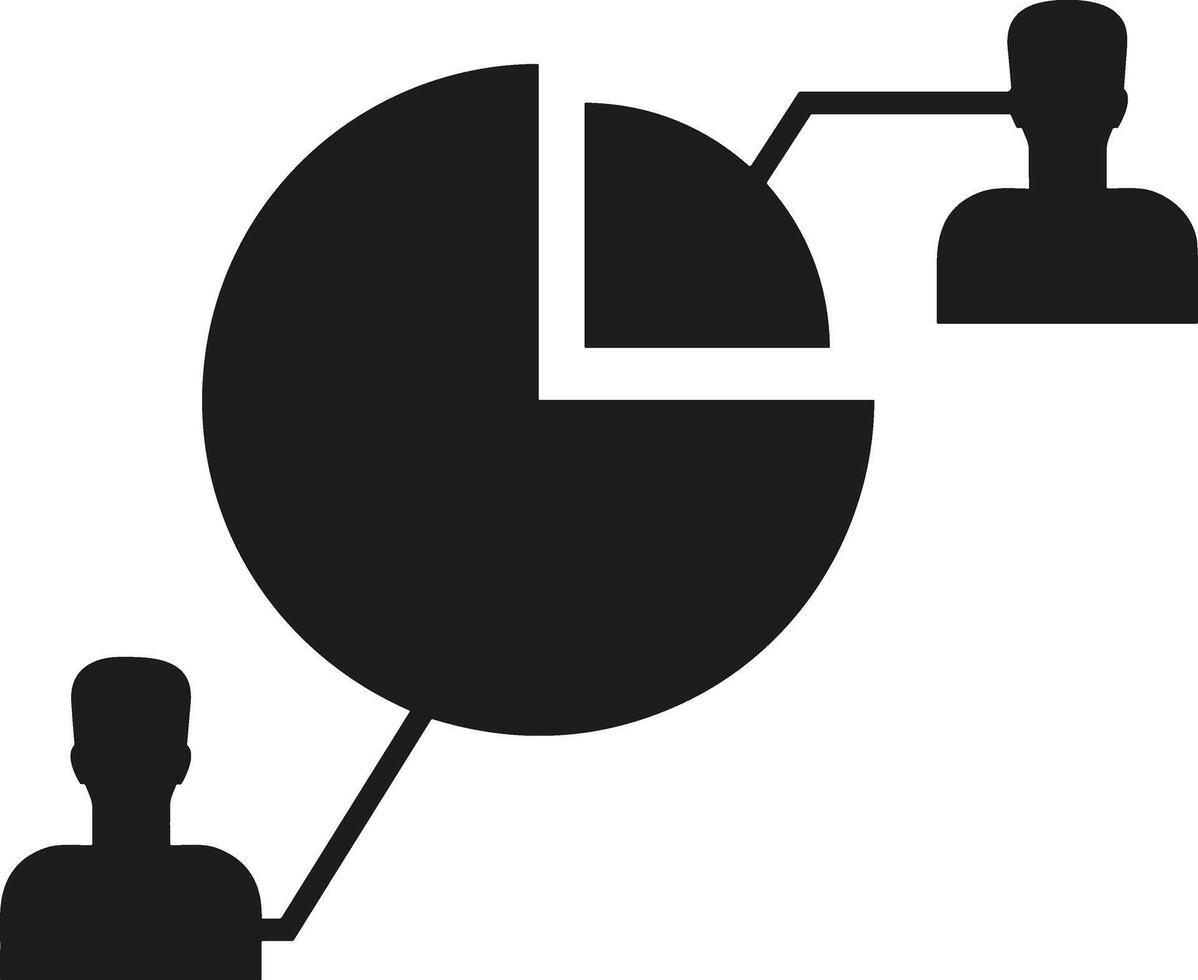 Chart icon symbol image for data statistic analysis illustration vector