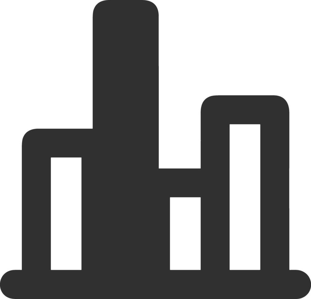 Chart icon symbol image for data statistic analysis illustration vector