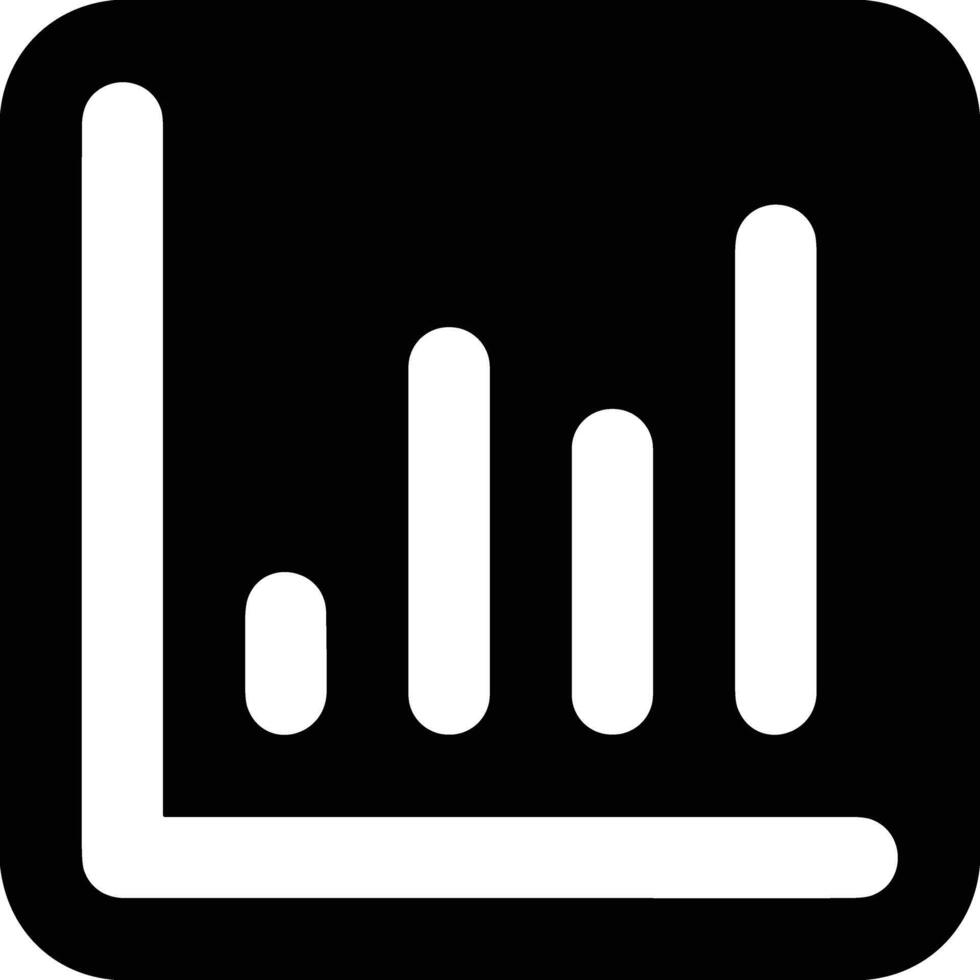 Chart icon symbol image for data statistic analysis illustration vector