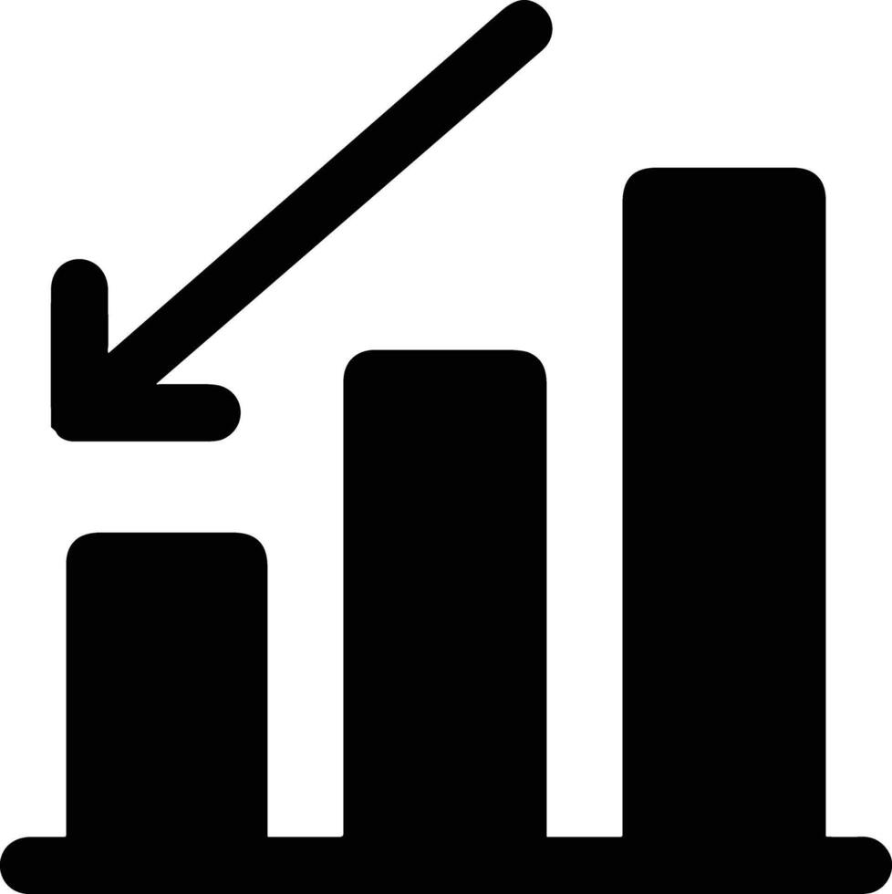Chart icon symbol image for data statistic analysis illustration vector