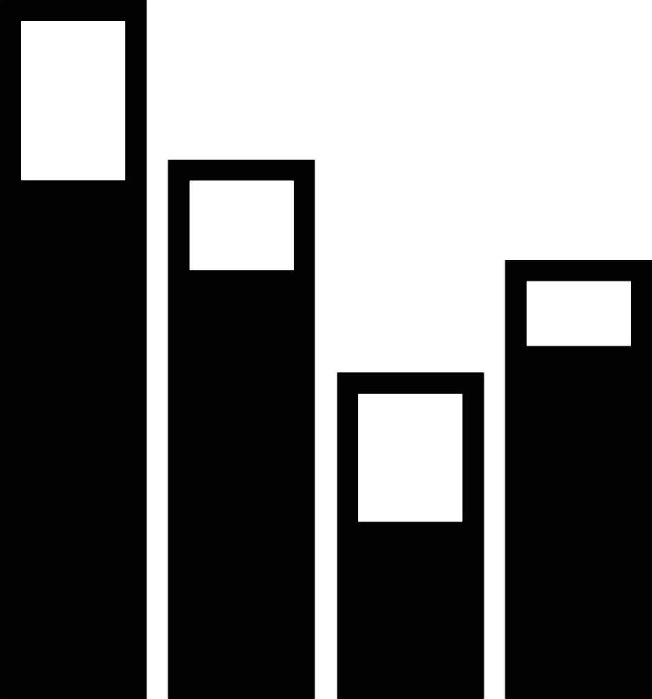 Chart icon symbol image for data statistic analysis illustration vector