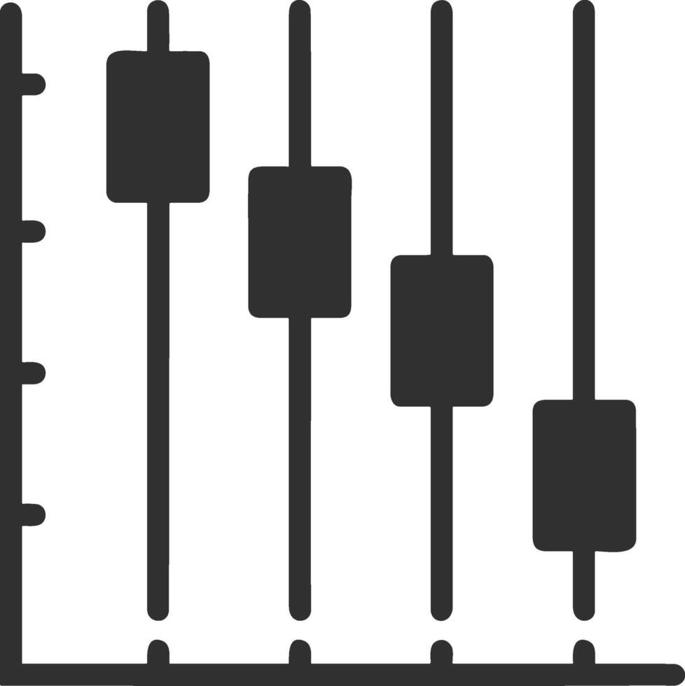 Chart icon symbol image for data statistic analysis illustration vector
