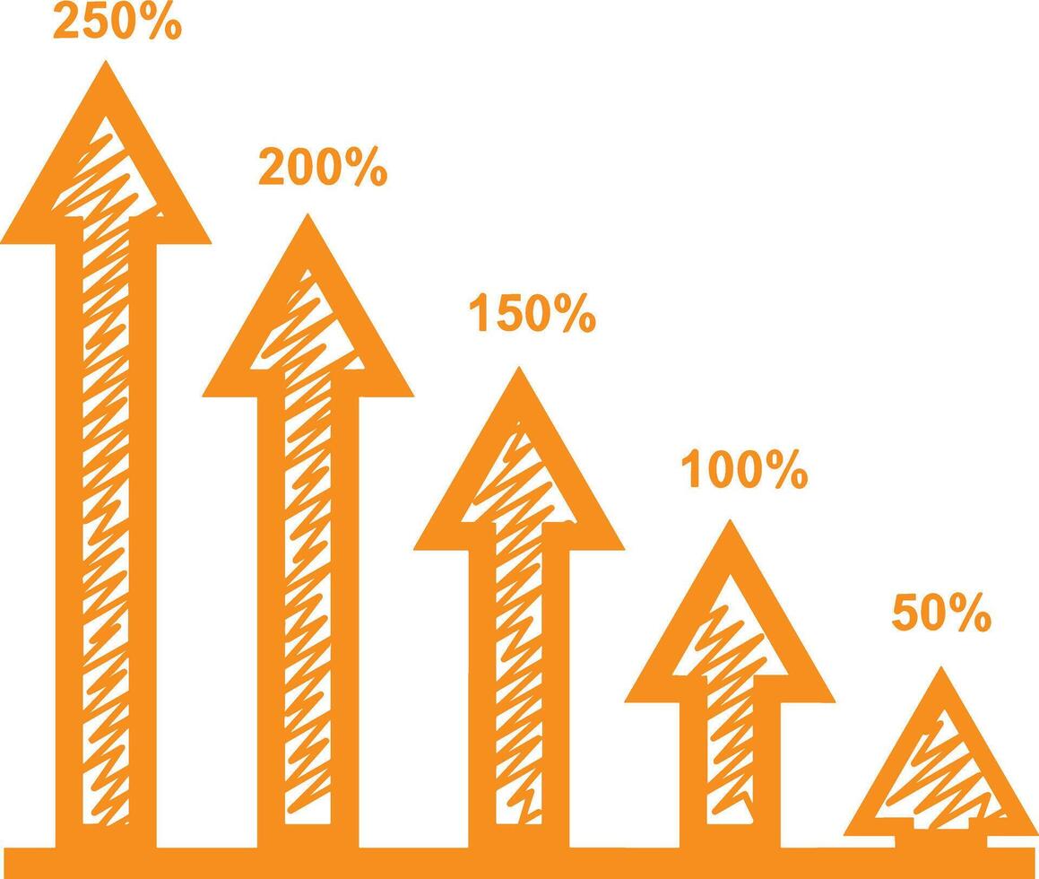 Chart icon symbol image for data statistic analysis illustration vector