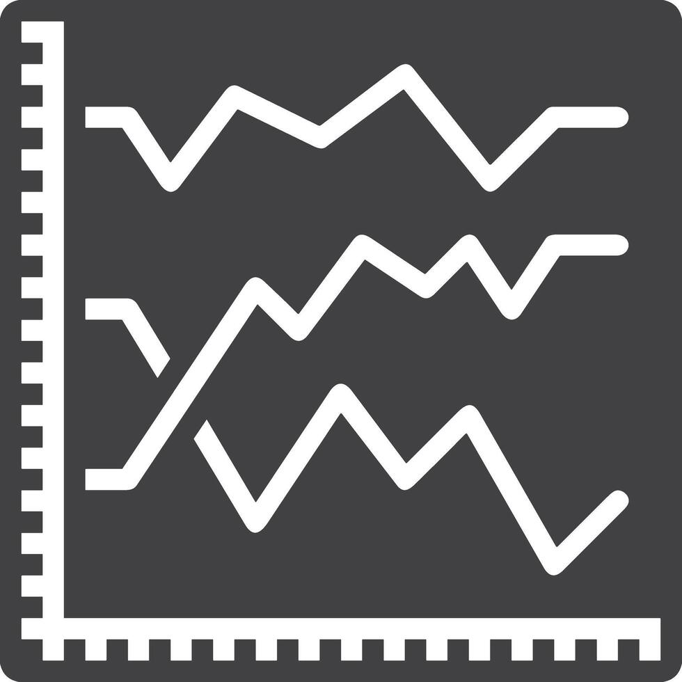 Chart icon symbol image for data statistic analysis illustration vector